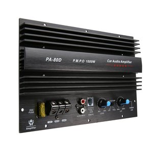 PA-80D 12V <span class=keywords><strong>1000W</strong></span> <span class=keywords><strong>Voiture</strong></span> Audio Amplificateur Haute Puissance <span class=keywords><strong>Ampli</strong></span> Conseil Subwoofer Puissant <span class=keywords><strong>Ampli</strong></span> Basse - Product Image 1
