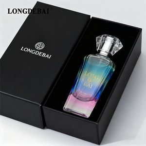 Botella de Perfume de Lujo Personalizada con Cierre a Presión, 50ml 100ml, Cuadrada, de Vidrio Electrochapado, Vacía, con Caja de Empaque - Product Image 5