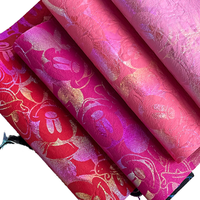 Nouveau Design Motif Faux Cuir Coloré Synthétique Laser PU pour Meubles Matelas Décorations De Voiture Textiles De Maison pour Sacs Bien