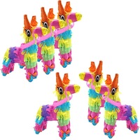 Customizable Mini Animal Pinata - DIY Rainbow Donkey/Unicorn Shape - Wholesale Paper Party Favors for Kids Birthday Fiesta