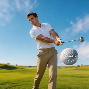 Pelotas de Golf Profesionales con Diseño de Hoyuelos para Mayor Giro y Durabilidad, Colores y Estilos Personalizables para Entusiastas del Golf - Product Image 1