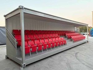 Modular Portable Metal Grandstand with <b>Cushions</b> for Football Stadiums VIP Seating Temporary Events for Sale - Product Image 4