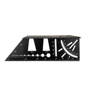 Camp Nou Multifunctional Aluminum Alloy Square 45 And 90 Degree Straightedge Woodworking Ruler With Stop Point Gauge - Product Image 1