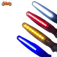 Luces Intermitentes LED de Alta Calidad para Motocicleta, 12V, Color Ámbar, con Marcado E, Luz Secuencial