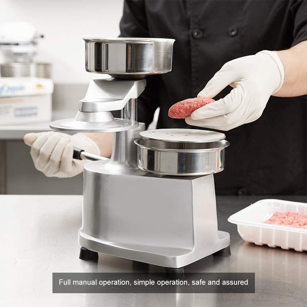 Presse à Hamburger En Acier Inoxydable Robin Goods - Machine à Patties Robuste - Forme Parfaite
