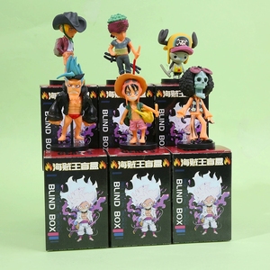 24 pièces / ensembles de figurines d'action <span class=keywords><strong>One</strong></span> <span class=keywords><strong>Piece</strong></span> de l'<span class=keywords><strong>anime</strong></span> japonais, boîte surprise Luffy, Zoro, Nami, Chopper, jouets en PVC, boîte surprise pour enfants, cadeau - Product Image 3