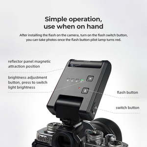 <span class=keywords><strong>Yongnuo</strong></span> YN6 Mini <span class=keywords><strong>Flash</strong></span>, <span class=keywords><strong>Flash</strong></span> sur caméra en option, adapté aux chaussures chaudes universelles - Product Image 3