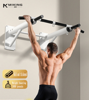 Dispositivo de extracción de acero Barra horizontal montada en la pared para ejercicio en el hogar y equipo deportivo de fitness para uso doméstico