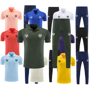 Nuova Collezione di Tute da <span class=keywords><strong>Calcio</strong></span> per Uomo, Traspiranti e ad Asciugatura Rapida, 100% Poliestere, Manica Corta, Completo da Allenamento - Product Image 3