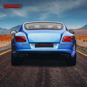 ชุดแต่งตัวถังรถยนต์คาร์บอนไฟเบอร์สไตล์ V8S สำหรับ Bentley Continental GT ประกอบด้วยลิ้นหน้า สเกิร์ตข้าง ดิฟฟิวเซอร์หลัง ปี 2012-2015 - Product Image 4