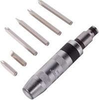 Maxpower Lot de 8 tournevis à percussion manuel réversible avec boîtier en plastique