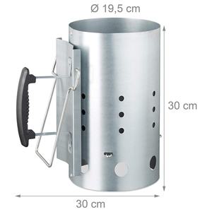 Allumeur à charbon de bois Rapidfire en tôle galvanisée pour barbecue - Product Image 3