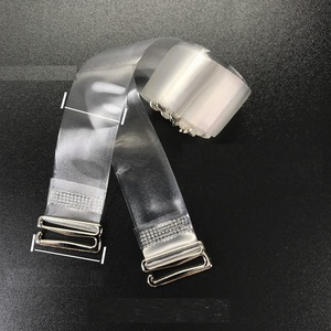 JAHOO Bretelles de soutien-gorge de remplacement invisibles, souples, écologiques, 100% polyester, transparentes, longueur réglable, largeurs multiples - Product Image 5