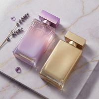 Flacons de parfum uniques et haut de gamme, personnalisables, minimalistes, noirs, magnifiques, avec pulvérisateur transparent, 100 ml