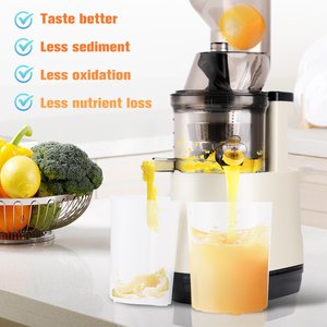 Usine chinoise Machines à mastiquer les fruits et les légumes Nettoyage facile auto pour jus Rendement élevé Presse-fruits à froid sans BPA