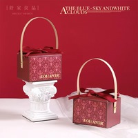 Boîte à bonbons de luxe, cadeau de faveur de mariage, boîte à bonbons avec ruban