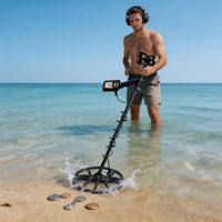 Détecteur de métaux longue portée IP68, détecteur d'or multifréquence V80, détecteur de métaux professionnel industriel