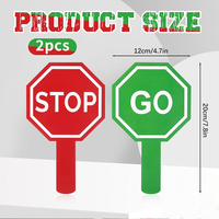 Panneau de signalisation routière personnalisé, marqueur de circulation portable, panneau de signalisation de sécurité pour passage piéton, panneau de signalisation manuel pour le contrôle de la circulation