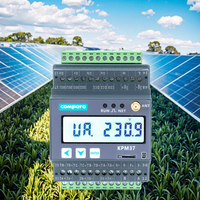 Compteur d'énergie intelligent triphasé sans fil 4G/GPRS/Lorawan sur rail DIN bidirectionnel avec système de surveillance de l'énergie solaire RS485