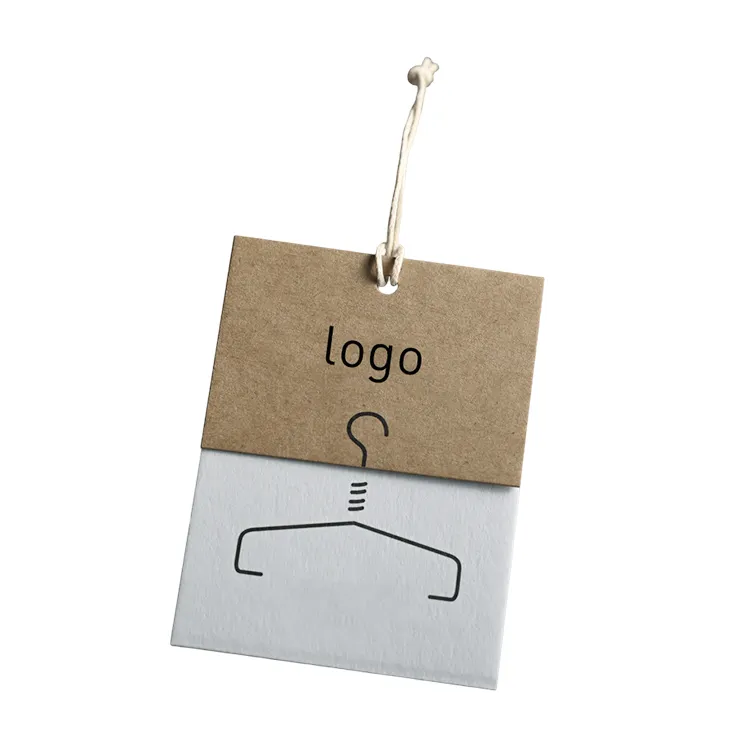 custom printed price tags printing logo garment tag printed logo price tags for boutique