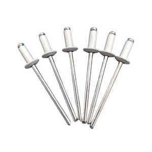 Rivets aveugles à tête ronde en aluminium, métriques 2 mm, peints en blanc, vente en gros - Product Image 1
