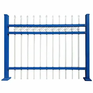 Stable square tube construction site metal Isolation bar frame decorative garden villa greening fences guardrails farm fence