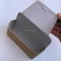 Étui à lunettes rigide en cuir PU léger et élégant M&Y, personnalisable avec logo, boîte de rangement rétro pour lunettes, antichoc et anti-pression