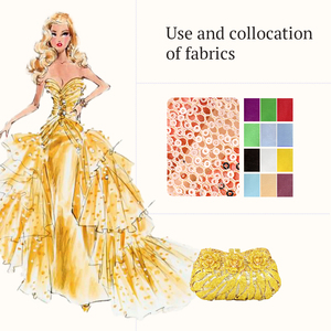 Hot Bán 100% Polyester Sequined Sang Trọng Rượu Sâm Banh Sequin Vải Chất Lượng Cao Sequin Lưới Vải Cho Vestidos De Novia - Product Image 3