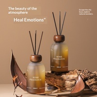 Nouvel diffuseur d'huiles essentielles en rotin d'intérieur éco-responsable à très grande capacité avec parfum longue durée pour une air frais