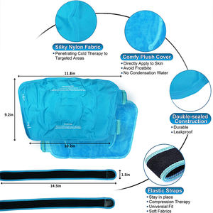 Perlengkapan terapi rehabilitasi lutut betis siku terapi cedera kompresi lutut bahu siku Gel medis bungkus es - Product Image 2