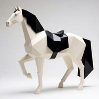 Produits personnalisés Statue de cheval en résine Décoration animale Accueil Hôtel à vendre