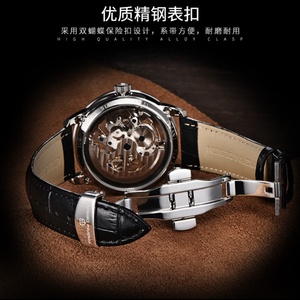PAGANI DESIGN 1638 New Luxury Automatic Mechanical <b>Watch</b> Men's Stainless Steel Waterproof Sports Leather <b>Watch</b> - Product Image 4