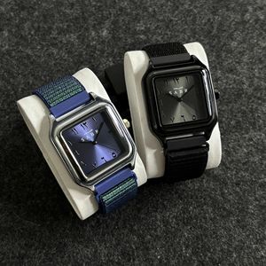 2026 New Sabr Men's Quartz <b>Watch</b> Black <b>Arabic</b> Numerals Pointer Dial Waterproof Outdoor Sports Nylon Strap Alloy Rectangle Case - Product Image 4