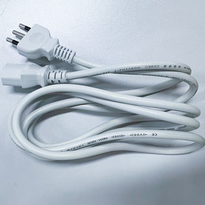 Câble d'alimentation AC Type C13 10A 250V 3 broches H05VVH2-F 3*0.75mm gaine PVC qualité industrielle conducteur en cuivre pur certifié CE - Product Image 1
