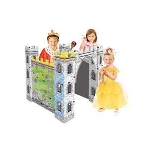 Dessin éducatif <span class=keywords><strong>carton</strong></span> peinture papier château 3D bricolage jouets Doodle pour les enfants - Product Image 1