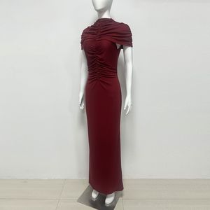 Elegante Abito <span class=keywords><strong>da</strong></span> <span class=keywords><strong>Sera</strong></span> a Tinta Unita, Vestito Lungo Aderente Estivo Casual <span class=keywords><strong>da</strong></span> Donna - Product Image 3