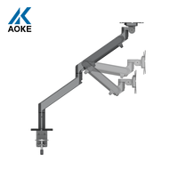 Monitor de ordenador giratorio, base de escritorio telescópica, soporte LCD de un solo brazo, piezas de fábrica