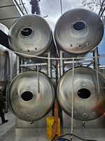 Cuve de Fermentation Conique en Acier Inoxydable, Réservoir de Fermentation Mobile pour Vin et Bière, Unitanks