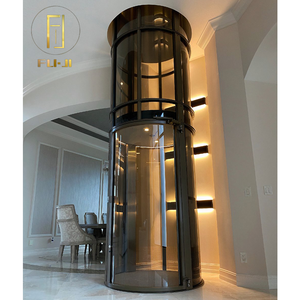 Ascensore Panoramico in Vetro a 360 Gradi ° Ascensore Panoramico di Lusso per <span class=keywords><strong>Casa</strong></span>/Villa/Hotel, Design Elegante per Passeggeri - Product Image 3