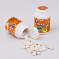 Chewing-gum au Xylitol le plus vendu pour l'hygiène bucco-dentaire, 60g, sans sucre, en granulés enrobés, conforme aux normes dentaires américaines, Halal, vente en gros en vrac