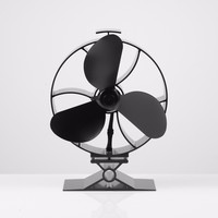 Poêle à granulés de bois écologique pour l'hiver, avec ventilateur EcoFan à 3 pales alimenté par la chaleur, accessoires pour foyer