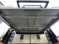 Système de tiroirs coulissants en aluminium robuste pour benne de pick-up, boîte à outils de rangement pour la gestion du fret