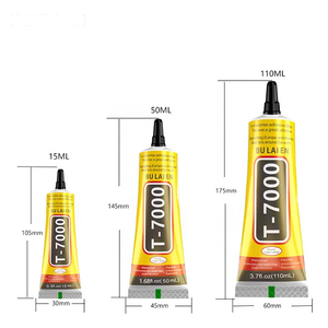 Adhésif T7000-15ml/50ml/110ml, fabricant en gros, réparation de téléphones portables, accessoires d'écran, bricolage, adhésif <span class=keywords><strong>noir</strong></span> - Product Image 1