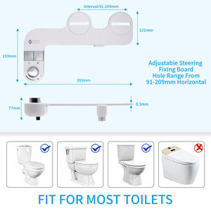 Novo Design de Bidê para Cuidados Perineais Pós-Parto com Botão de Limpeza Automática, Acessório de Bidê para Vaso Sanitário Não Elétrico e Destacável - Product Image 6