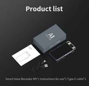 Enregistreur audio professionnel avec 6 microphones omnidirectionnels, résumation automatique du <span class=keywords><strong>texte</strong></span>, enregistreur <span class=keywords><strong>vocal</strong></span> numérique - Product Image 6