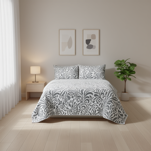 MANEMI Copriletto Estivo in Poliestere con Stampa Paisley, Set con 1 o 2 Federe, Varie Misure, Lavabile, per Uso Domestico Moderno - Product Image 2