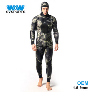 Traje de buceo neopreno 3mm hombres pesca Pesca submarina snorkel traje de baño partido - Product Image 1