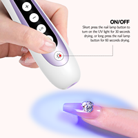 Kit de manucure et pédicure professionnel portable à faible bruit avec écran LED, perceuse à ongles électrique sans fil à 10 vitesses réglables