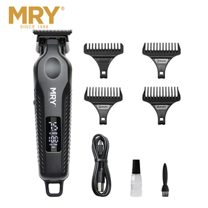 MRY Tagliacapelli Professionale Ricaricabile USB in Acciaio Inossidabile, Macchina da Barbiere Senza Fili con Lama a <span class=keywords><strong>T</strong></span>, Trimmer Elettrico a Zero Gap - Product Image 6