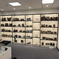 Vitrines des magasins de sacs à main haut de gamme Mobilier de décoration d'intérieur des magasins de luxe Vitrines à chaussures